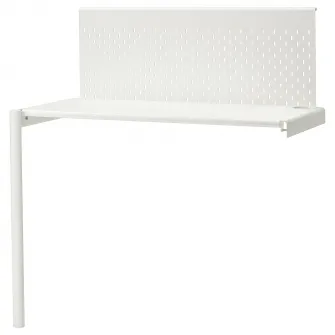 IKEA VITVAL Blat birou, alb, 95x45 cm