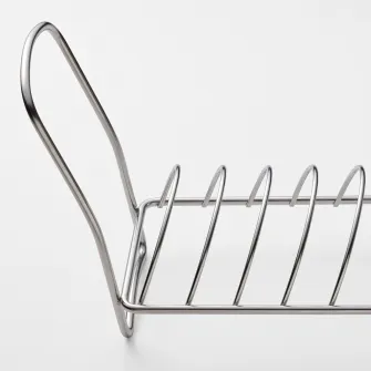 IKEA VÄLVÅRDAD Suport uscator vase, inox, 12x32 cm