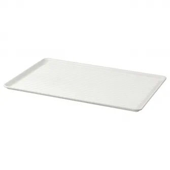 IKEA VÄLVÅRDAD Suport vesela, alb/galvanizat, 52x35 cm