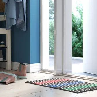 IKEA VÄNDPLATS Covor de intrare, multicolor/dunga, 40x60 cm