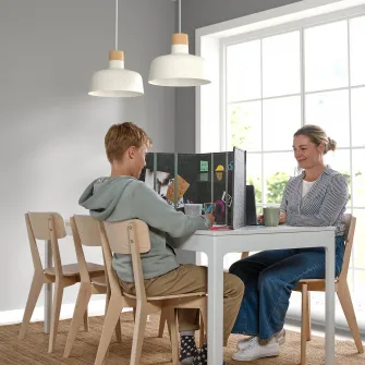 IKEA ÖVNING Paravan birou cu compartimente