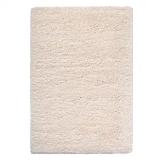 IKEA VOLLERSLEV Covor, fir lung, alb, 133x195 cm
