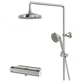 IKEA VOXNAN Set dus/termostat, cromat