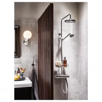IKEA VOXNAN Set dus/termostat, cromat