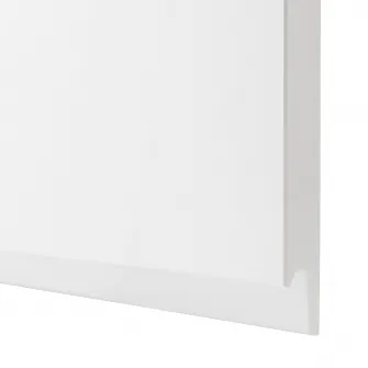 IKEA VOXTORP Usa corp baza colt, pe stanga alb mat, 25x80 cm