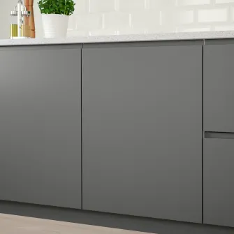 IKEA VOXTORP Usa, gri inchis, 30x80 cm