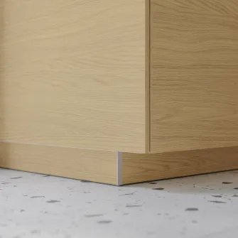 IKEA VOXTORP Plinta, aspect stejar, 220x8 cm