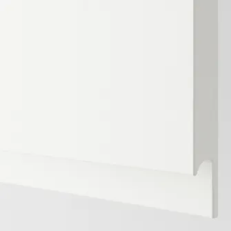 IKEA VOXTORP Usa corp baza colt, dreapta alb mat, 25x80 cm