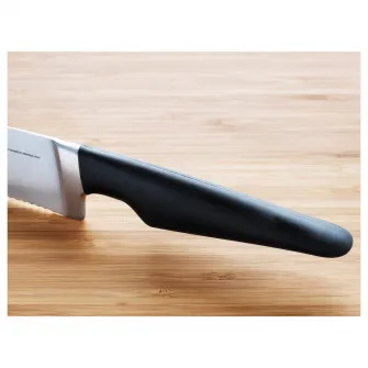 IKEA VÖRDA Cutit paine, negru, 23 cm