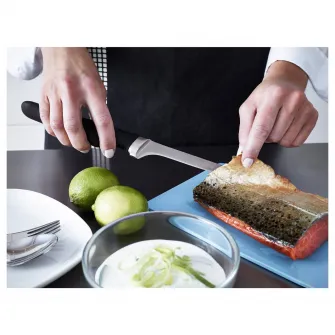IKEA VÖRDA Cutit pentru filetat, negru, 17 cm