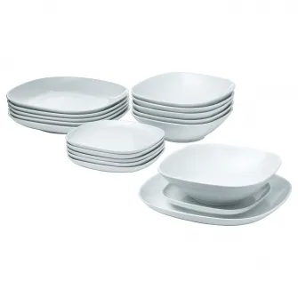 IKEA VÄRDERA Serviciu 18 piese, alb