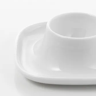 IKEA VÄRDERA Suport pentru ou, alb, 10x10 cm