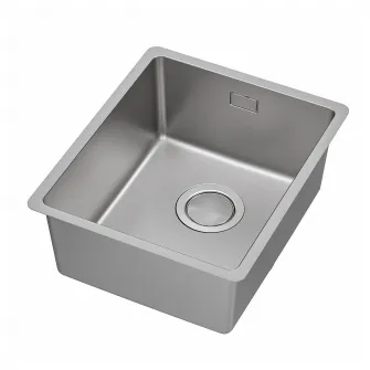 IKEA VRESJÖN Chiuveta incorporata, 1 cuva, inox, 37x44 cm