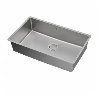IKEA VRESJÖN Chiuveta incorporata, 1 cuva, inox, 73x44 cm