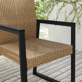 IKEA VÄRMANSÖ Scaun exterior, maro