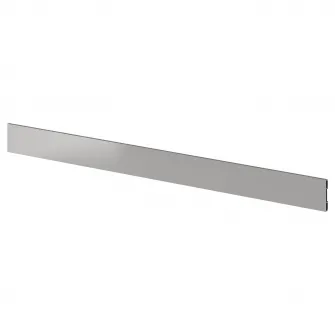 IKEA VÅRSTA Plinta, aspect inox, 220x8 cm