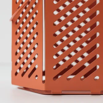IKEA VÅRSYREN Felinar lumanare pastila, maro-port, 12 cm