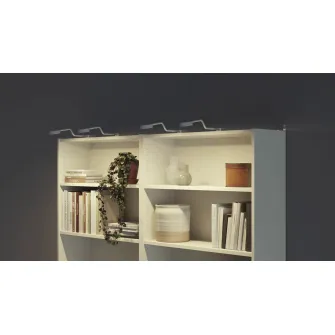 IKEA YTBERG Spot pentru corp, alb/intensitate reglabila