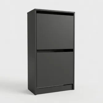 Comoda pentru pantofi 4home Rolf, 50x94x28 cm, Gri Grafit