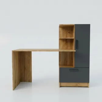 Masa 4home Standard (R), 150x120x60 cm, Stejar Artizanal/Antracit