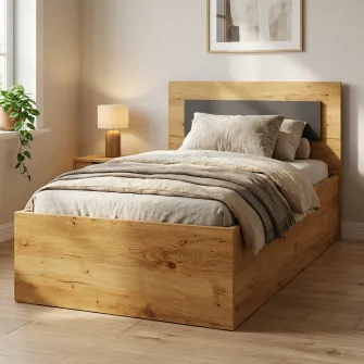 Pat 4home Viva, 90x200 cm, Stejar craft/grafit