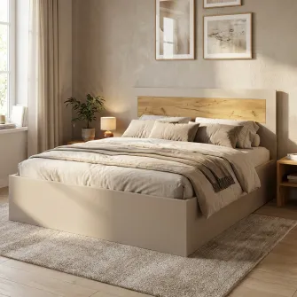 Pat 4home Viva, 160x200 cm, Satin/Stejar Craft Auriu