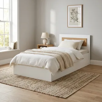Pat 4home Viva 90x200 cm, Nimfea Alba/Stejar Prim Satin