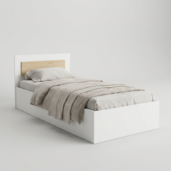 Pat 4home Viva 90x200 cm, Nimfea Alba/Stejar Prim Satin