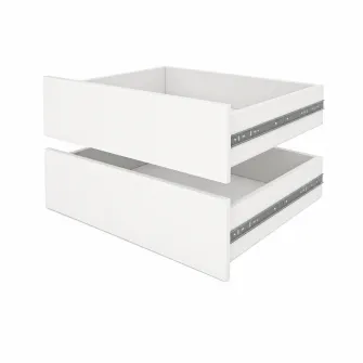 Set 2 sertare Fenix, Alb, 43x60 cm