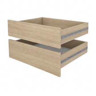 Set 2 sertare Fenix, Sonoma, 43x60 cm