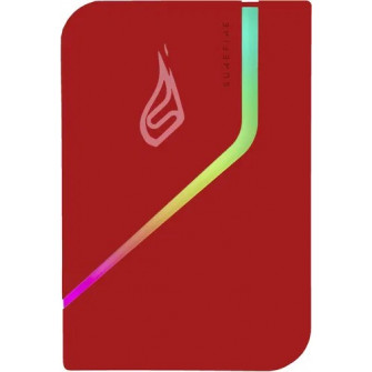 2.5'' External SSD 2.0TB  Surefire PyroDrive Gaming SSD (by Verbatim), USB 3.2 Gen 1, Red, RGB Lighting, Transfer Speed: up to 5Gbps, USB-C adapter included, Nero Backup Software