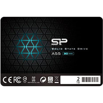 2.5'' SSD 2.0TB  Silicon Power  Ace A55, SATAIII, SeqReads: 500 MB/s, SeqWrites: 450 MB/s, MTBF 1.5mln, SLC Cache technology, BBM, SP Toolbox, 7mm, 3D NAND TLC