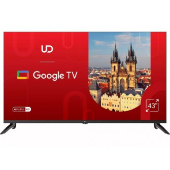 50'' LED TV UD 50GU6210, Black (3840x2160 UHD, Google TV, 3 x HDMI2.0, 2 x USB, Wi-Fi (2.4GHz+5GHz), Bluetooth, DVB-T/T2/C/S2, Speakers 2 x 7W Dolby Audio, VESA 200x200, 9.8 Kg)
