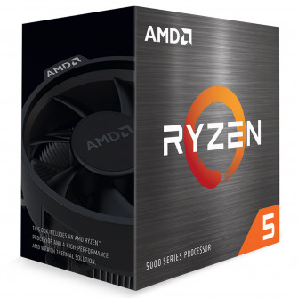 AMD Ryzen 5 5500, Socket AM4, 3.6-4.2GHz (6C/12T), 3MB L2 + 16MB L3 Cache, No Integrated GPU, 7nm 65W, Unlocked, tray