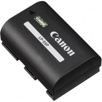 Battery Canon LP-E6P, 7.2V, Li-Ion 2130 mAh (6537C001) for EOS R5 Mark II, R5C, R5, R6, R6 Mark II.  Allowing for higher performance and functionality. Supports in-camera USB charging via the USB Power Adapter PD-E2 and PD-E1 compatible with direct chargi