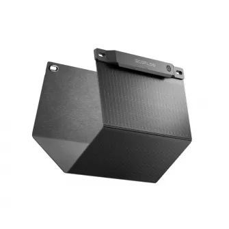 EcoFlow 28W Portable Solar Panel, tablet-sized, USB-A and USB-C Dual port, 25% High Efficiency, built-in angle guide for maximum sunlight conversion, 0.6kg, IP68