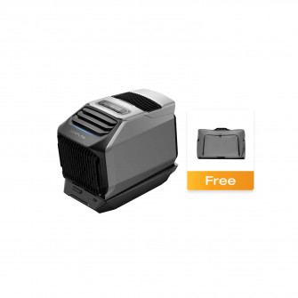 EcoFlow Wave 2 Portable Air Conditioner, 5100 BTUs of cooling and 6100 BTUs of heating, Cooling Area 10m2, WiFi, Bluetooth, Smart App control, 518x 297x 336 mm, Installation-free, No-Drain Function, 44dB, 4 Ways to Charge, IPX4, 14.5kg