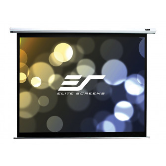 Elite Screens 84" (16:9) 186 x 105 cm, Electric Projection Screen, Spectrum Series with IR/Low Voltage 3-way wall box, White