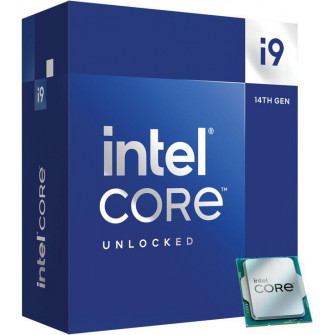 IntelВ® Coreв i9-14900K, S1700, 2.4-6.0GHz, 24C (8P+16Р•) / 32T, 36MB L3 + 32MB L2 Cache, IntelВ® UHD Graphics 770, 10nm 125W, Unlocked, Retail (without cooler)