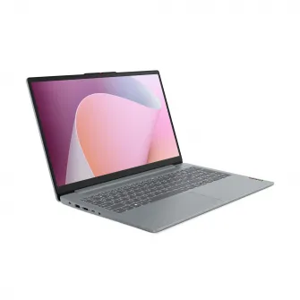 LENOVO IdeaPad Slim 3 15AMN8, Arctic Grey, AG IPS 15.6'' FHD 300nits (AMD Ryzen 5 7520U, 4x Core, 2.8-4.3GHz, 16GB LPDDR5 soldered, 512GB M.2 2242 NVMe (0 slots free), AMD Radeon 610M Graphics, Wi-Fi 6, 47Wh, FHD 1080p Webcam, Non-backlit, EN/RU, 1.62kg, 