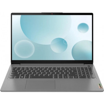 Lenovo IdeaPad 3 15IAU7 Arctic Grey 15.6'' IPS FHD 300 nits (Intel Core i7-1255U 10xCore 3.5-4.7GHz, 16GB (8GB on board+8GB) DDR4 RAM, 512GB M.2 2242 NVMe SSD, Intel Iris Xe Graphics, WiFi6-AX/BT 5.2, CR, 45Wh 3cell, 720p HD Webcam, EN/RU, No OS, 1.63kg)