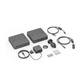 Logitech Extend -  with category cabling so that anyone can walk into an Android or BYOD-based meeting room, plug in with the USB-C cable, and launch a meeting from their preferred video platform running on their laptop or mobile device - BLACK - USB