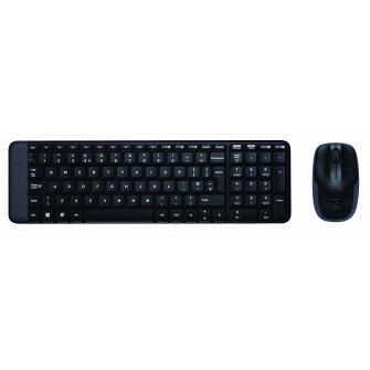 Logitech Wireless Combo MK220, Keyboard & Mouse, USB, US INT'L EER, Retail