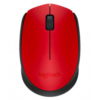 Mouse Wireless Logitech M171 / Optical  / Nano receiver / Red