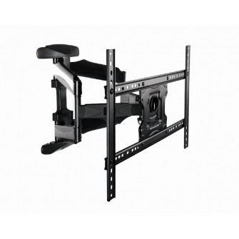 TV-Wall Mount for 32-75''- Gembird ''WM-75ST-01'', Full motion double arm, max.45 kg, Wall distance 49 - 491mm, max. VESA 600 x 400, Black
