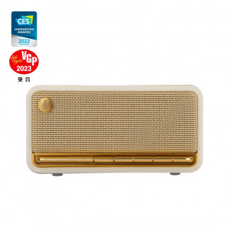 Edifier MP230 White, Portable Tabletop Bluetooth Speaker, Vintage Radios classic design, 20W (2x10W) RMS, Class-D Amplifier, Bluetooth 5.0, Battery capacity 2500mAh, Piano key buttons, AUX, USB-C port and TF card, Dimensions (W x H x D)164x 84.3x 108.8mm,