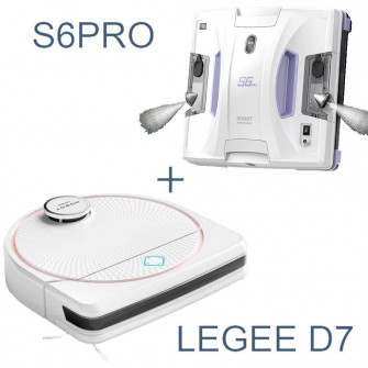 HOBOT Legee D7 + Window Cleaning Robot S6 Pro