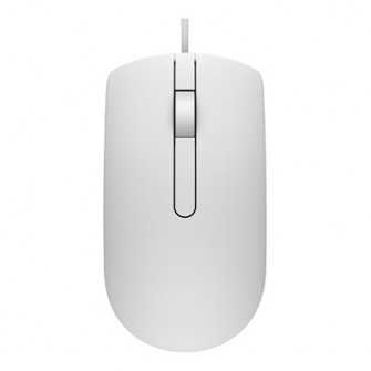 Dell Optical Mouse - Wired - USB, 1000 dpi, 413g,  MS116 - White (570-AAIP)