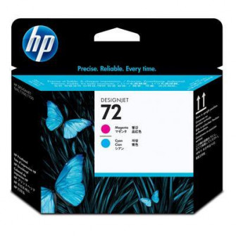 HP 72 magenta and cyan printhead