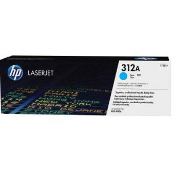 HP 312A (CF381A) Cyan Original LaserJet Toner Cartridge (up to 2700 pages), for  HP LaserJet Pro M476 Series